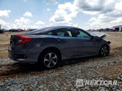 Trzecie zdjęcie samochodu z tyłu: 2019 HONDA CIVIC LX VIN:2HGFC2F60KH561310 - miniatura