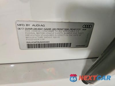 Zdjęcie 12 z 12 samochodu: 2018 AUDI A8 L QUATTRO VIN:WAU43AFD8JN000483 - miniatura