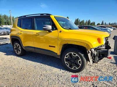 Czwarte zdjęcie samochodu z boku: 2017 JEEP RENEGADE TRAILHAWK VIN:ZACCJBCB6HPF18204 - miniatura