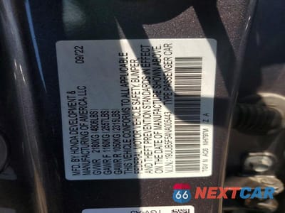 Zdjęcie 12 z 12 samochodu: 2022 ACURA TLX TECH A VIN:19UUB5F54NA005443 - miniatura