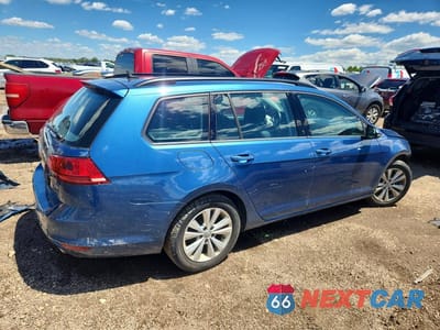 Trzecie zdjęcie samochodu z tyłu: 2017 VOLKSWAGEN GOLF SPORTWAGEN S VIN:3VW017AUXHM534426 - miniatura