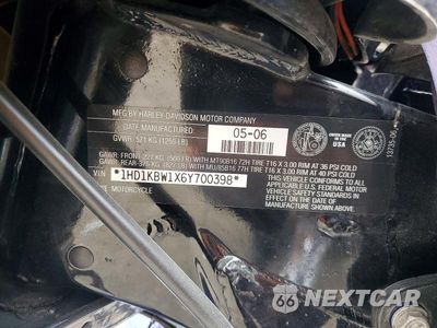 Zdjęcie 9 z 9 samochodu: 2006 HARLEY-DAVIDSON FLHXI VIN:1HD1KBW1X6Y700398 - miniatura