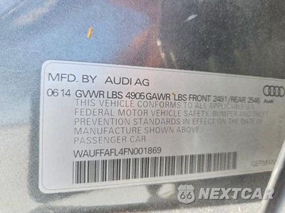 Zdjęcie 12 z 12 samochodu: 2015 AUDI A4 PREMIUM PLUS VIN:WAUFFAFL4FN001869 - miniatura