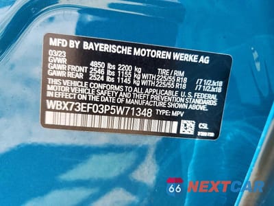 Zdjęcie 13 z 13 samochodu: 2023 BMW X1 XDRIVE28I VIN:WBX73EF03P5W71348 - miniatura