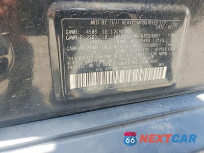 Zdjęcie 14 z 14 samochodu: 2011 SUBARU OUTBACK 2.5I PREMIUM VIN:4S4BRBFC0B3408538 - miniatura