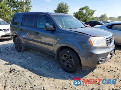 Czwarte zdjęcie samochodu z boku: 2013 HONDA PILOT LX VIN:5FNYF4H23DB014352 - miniatura