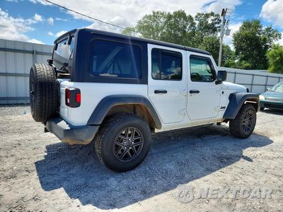 Trzecie zdjęcie samochodu z tyłu: 2024 JEEP WRANGLER SPORT VIN:1C4PJXKN9RW178559 - miniatura