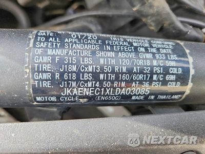 Zdjęcie 9 z 9 samochodu: 2020 KAWASAKI EN650 C VIN:JKAENEC1XLDA03085 - miniatura