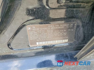 Zdjęcie 13 z 13 samochodu: 2008 BMW 328 I VIN:WBAVA33548PG40436 - miniatura