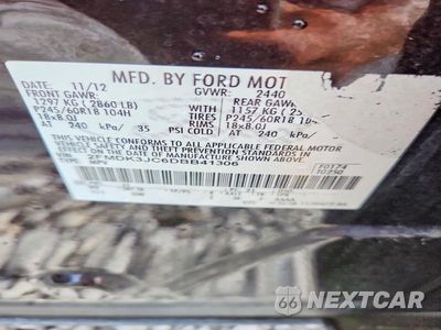 Zdjęcie 13 z 13 samochodu: 2013 FORD EDGE SEL VIN:2FMDK3JC6DBB41306 - miniatura
