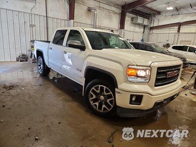Czwarte zdjęcie samochodu z boku: 2015 GMC SIERRA K1500 SLE VIN:3GTU2UEC3FG168614 - miniatura