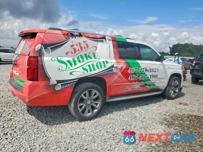 Trzecie zdjęcie samochodu z tyłu: 2015 CHEVROLET SUBURBAN C1500 LTZ VIN:1GNSCKKC6FR681828 - miniatura