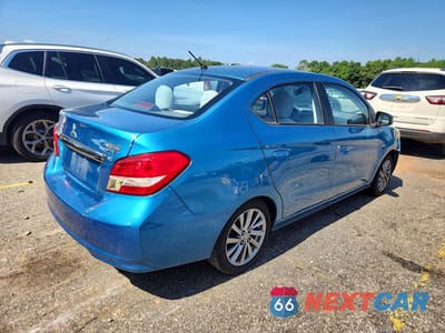 Trzecie zdjęcie samochodu z tyłu: 2019 MITSUBISHI MIRAGE G4 SE VIN:ML32F4FJ4KHF03670 - miniatura
