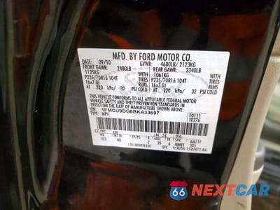 Zdjęcie 14 z 14 samochodu: 2011 FORD ESCAPE XLT VIN:1FMCU9DG8BKA33697 - miniatura
