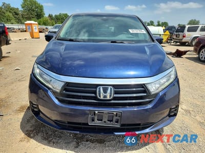 Piąte zdjęcie samochodu w środku: 2021 HONDA ODYSSEY EXL VIN:5FNRL6H70MB013227 - miniatura