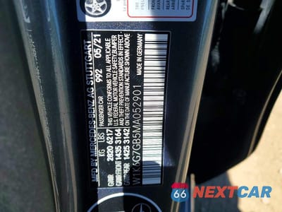 Zdjęcie 12 z 12 samochodu: 2021 MERCEDES-BENZ S 580 4MATIC VIN:W1K6G7GB5MA052901 - miniatura