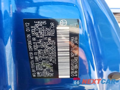 Zdjęcie 13 z 13 samochodu: 2012 TOYOTA YARIS 3-DOOR L VIN:JTDJTUD32CD521029 - miniatura
