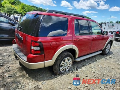 Trzecie zdjęcie samochodu z tyłu: 2010 FORD EXPLORER EDDIE BAUER VIN:1FMEU6EE1AUA39445 - miniatura