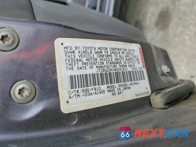 Zdjęcie 12 z 12 samochodu: 1998 TOYOTA CAMRY LE VIN:JT2BG22KXW0241810 - miniatura