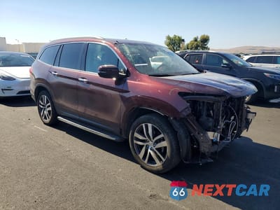 Czwarte zdjęcie samochodu z boku: 2017 HONDA PILOT ELITE VIN:5FNYF6H09HB065483 - miniatura