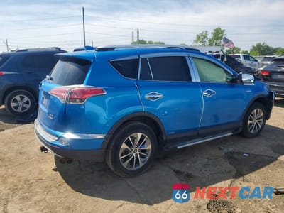 Trzecie zdjęcie samochodu z tyłu: 2016 TOYOTA RAV4 HV XLE VIN:JTMRJREVXGD057306 - miniatura