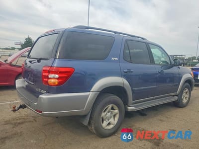 Trzecie zdjęcie samochodu z tyłu: 2002 TOYOTA SEQUOIA SR5 VIN:5TDBT44AX2S073211 - miniatura