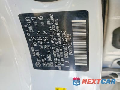Zdjęcie 12 z 12 samochodu: 2013 HYUNDAI GENESIS 3.8L VIN:KMHGC4DD3DU229342 - miniatura