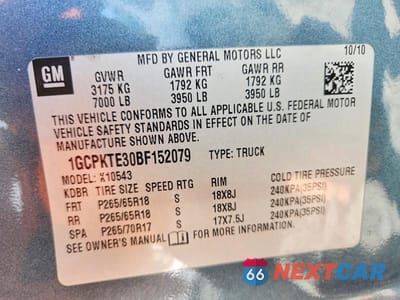 Zdjęcie 12 z 12 samochodu: 2011 CHEVROLET SILVERADO K1500 LTZ VIN:1GCPKTE30BF152079 - miniatura