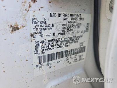 Zdjęcie 13 z 13 samochodu: 2012 FORD EDGE LIMITED VIN:2FMDK3KCXCBA29864 - miniatura