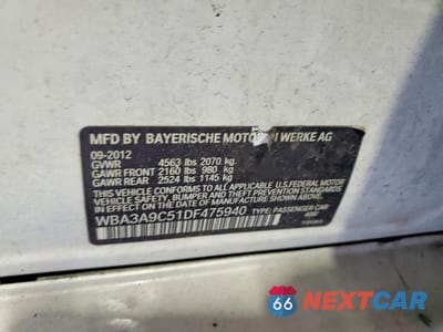 Zdjęcie 13 z 13 samochodu: 2013 BMW 335 I VIN:WBA3A9C51DF475940 - miniatura