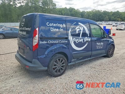Trzecie zdjęcie samochodu z tyłu: 2014 FORD TRANSIT CONNECT XLT VIN:NM0LE7F74E1140000 - miniatura