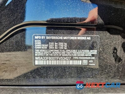 Zdjęcie 12 z 12 samochodu: 2026 BMW 430XI GRAN COUPE VIN:WBA33FB00TFV53427 - miniatura
