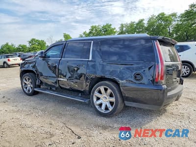 Drugie zdjęcie samochodu z przodu: 2019 CADILLAC ESCALADE ESV PLATINUM VIN:1GYS3KKJXKR162910 - miniatura