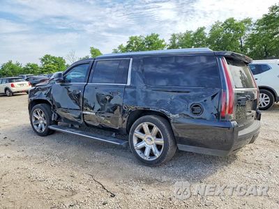 Drugie zdjęcie samochodu z przodu: 2019 CADILLAC ESCALADE ESV PLATINUM VIN:1GYS3KKJXKR162910 - miniatura