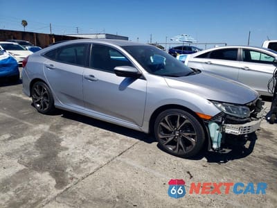 Czwarte zdjęcie samochodu z boku: 2019 HONDA CIVIC SPORT VIN:2HGFC2F8XKH526713 - miniatura