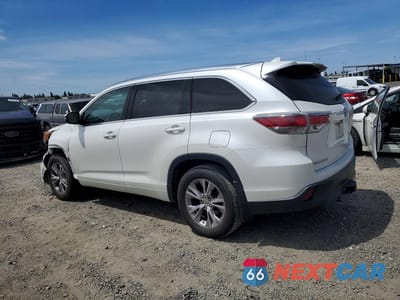 Drugie zdjęcie samochodu z przodu: 2015 TOYOTA HIGHLANDER XLE VIN:5TDJKRFHXFS181212 - miniatura