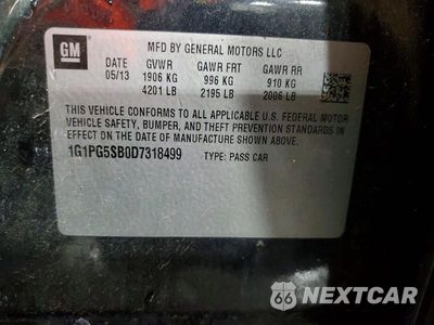 Zdjęcie 12 z 12 samochodu: 2013 CHEVROLET CRUZE LTZ VIN:1G1PG5SB0D7318499 - miniatura