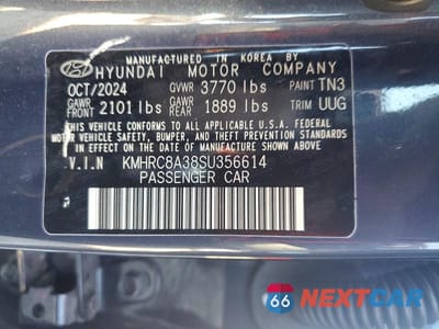 Zdjęcie 14 z 14 samochodu: 2025 HYUNDAI VENUE LIMITED VIN:KMHRC8A38SU356614 - miniatura