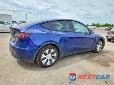 Trzecie zdjęcie samochodu z tyłu: 2020 TESLA MODEL Y VIN:5YJYGDEE9LF044756 - miniatura