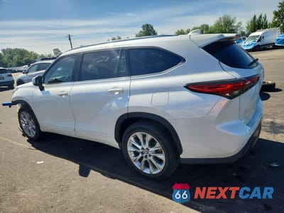 Drugie zdjęcie samochodu z przodu: 2021 TOYOTA HIGHLANDER HYBRID LIMITED VIN:5TDYARAHXMS005007 - miniatura