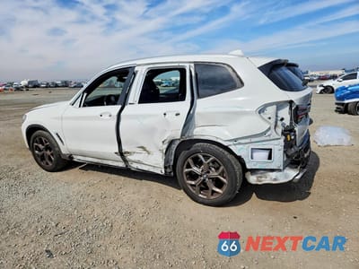 Drugie zdjęcie samochodu z przodu: 2022 BMW X3 SDRIVE30I VIN:5UX43DP03N9J25100 - miniatura