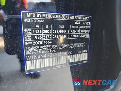 Zdjęcie 13 z 13 samochodu: 2022 MERCEDES-BENZ GLA 250 VIN:W1N4N4GB7NJ318760 - miniatura