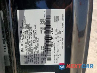 Zdjęcie 12 z 12 samochodu: 2021 FORD MUSTANG GT VIN:1FA6P8CF6M5153842 - miniatura
