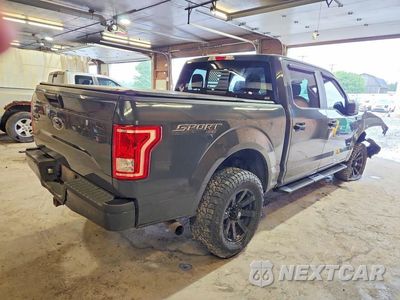 Trzecie zdjęcie samochodu z tyłu: 2016 FORD F150 SUPERCREW VIN:1FTEW1EG5GFB23591 - miniatura