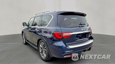 Trzecie zdjęcie samochodu z tyłu: 2019 INFINITI QX80 LUXE VIN:JN8AZ2NE5K9226385 - miniatura
