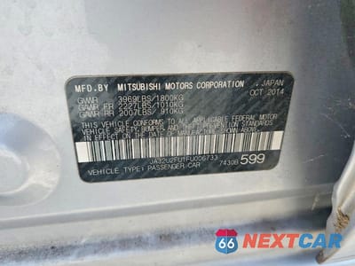 Zdjęcie 12 z 12 samochodu: 2015 MITSUBISHI LANCER ES VIN:JA32U2FU1FU006733 - miniatura