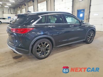 Trzecie zdjęcie samochodu z tyłu: 2019 INFINITI QX50 ESSENTIAL VIN:3PCAJ5M32KF101225 - miniatura