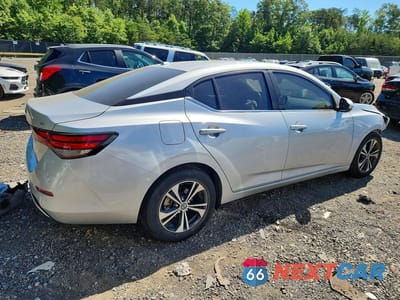 Trzecie zdjęcie samochodu z tyłu: 2022 NISSAN SENTRA SV VIN:3N1AB8CV7NY217968 - miniatura
