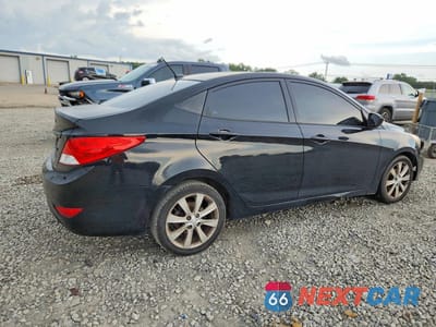 Trzecie zdjęcie samochodu z tyłu: 2012 HYUNDAI ACCENT GLS VIN:KMHCU4AE7CU084166 - miniatura
