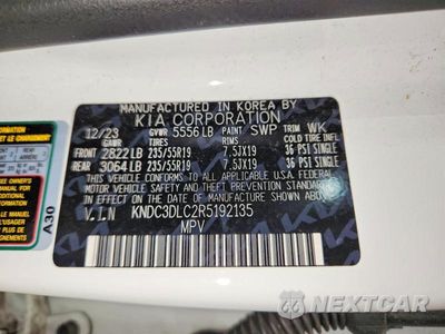 Zdjęcie 14 z 14 samochodu: 2024 KIA EV6 WIND VIN:KNDC3DLC2R5192135 - miniatura